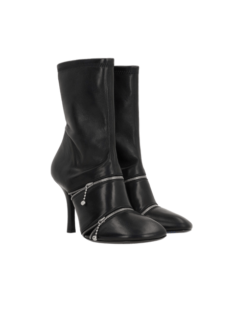 Peep Nappa Ankle Boots-BURBERRY-JOHN JULIA