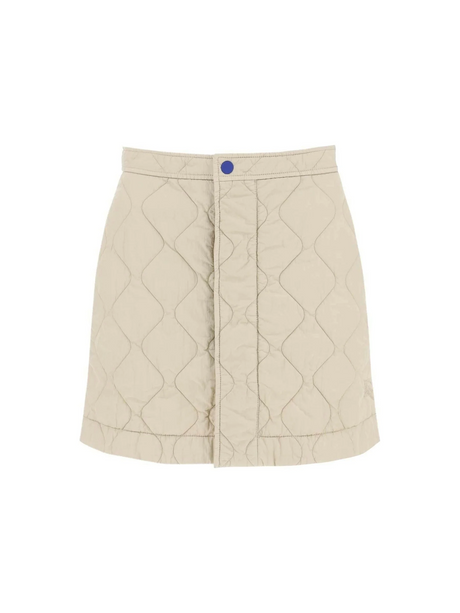 Quilted Nylon Mini Skirt BURBERRY JOHN JULIA.