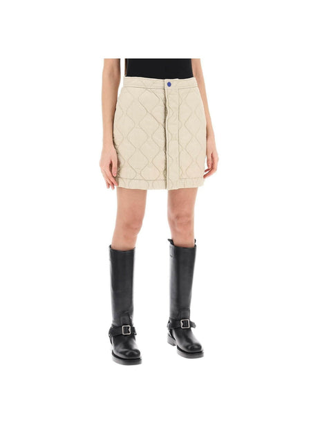 Quilted Nylon Mini Skirt BURBERRY JOHN JULIA.