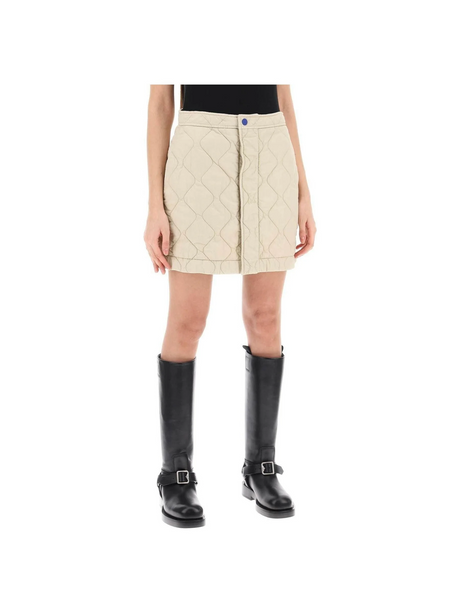 Quilted Nylon Mini Skirt BURBERRY JOHN JULIA.