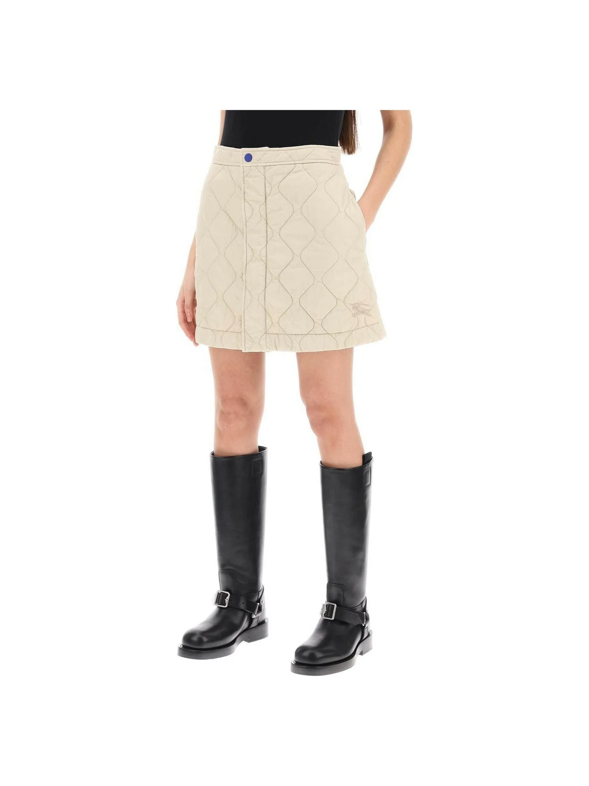 Quilted Nylon Mini Skirt BURBERRY JOHN JULIA.