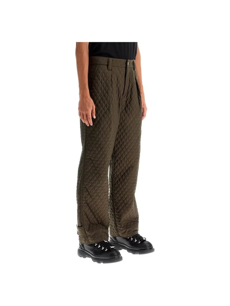 BURBERRY-Quilted Nylon Trousers -JOHN JULIA.