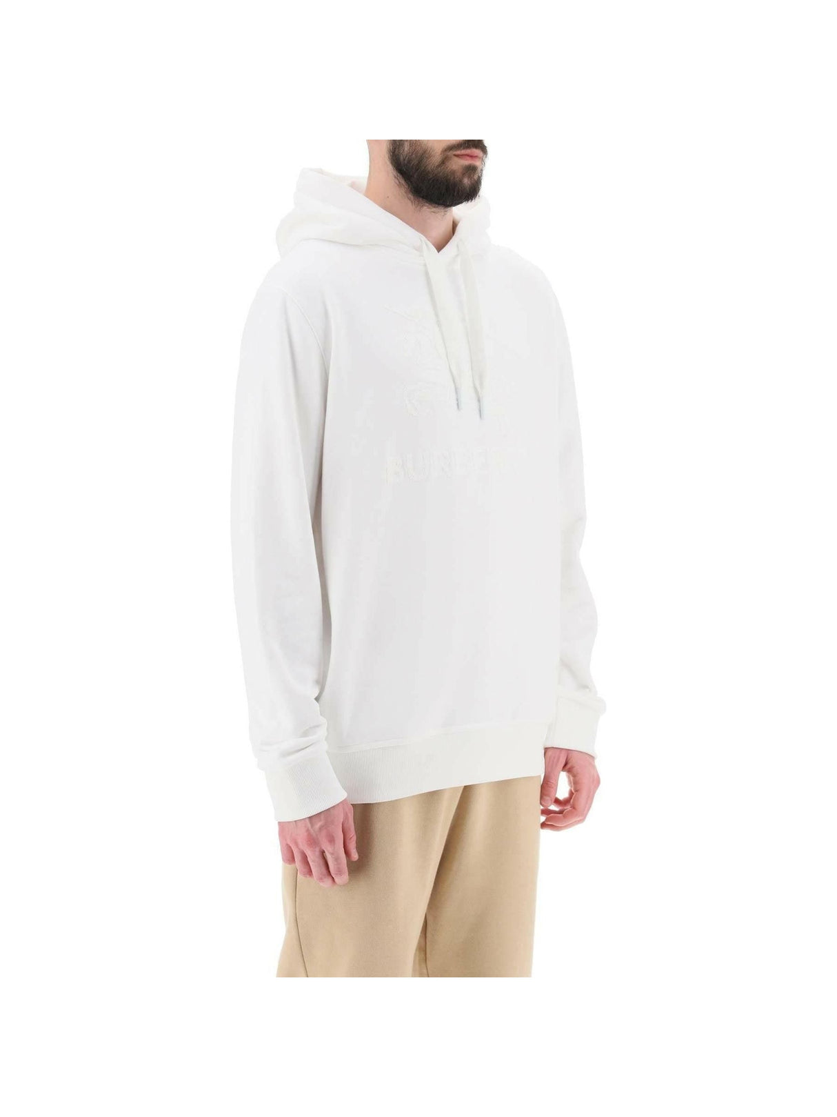 Raynerbridge' Hoodie With EKD Logo In Terry Cloth BURBERRY JOHN JULIA.