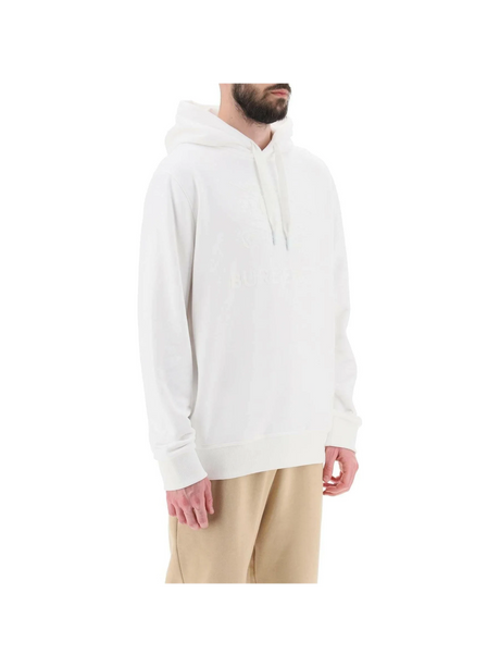 Raynerbridge' Hoodie With EKD Logo In Terry Cloth BURBERRY JOHN JULIA.