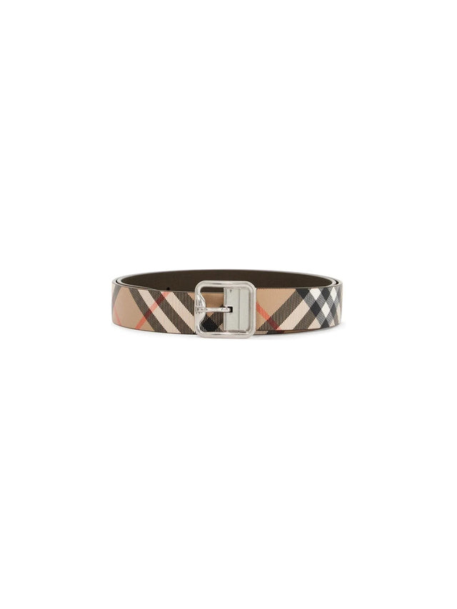 Reversible B Buckle Check Belt