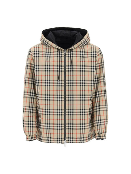 BURBERRY-Reversible Check Jacket-JOHN JULIA