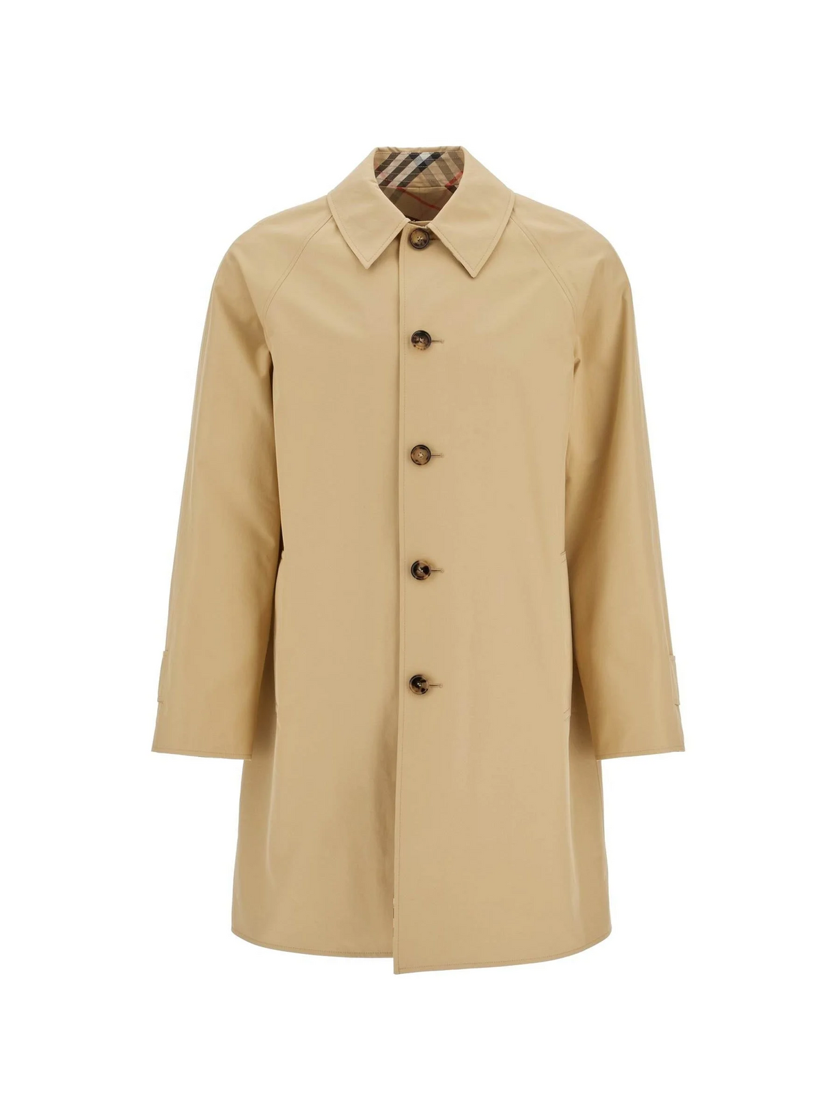 BURBERRY-Reversible Gabardine Car Coat -JOHN JULIA.