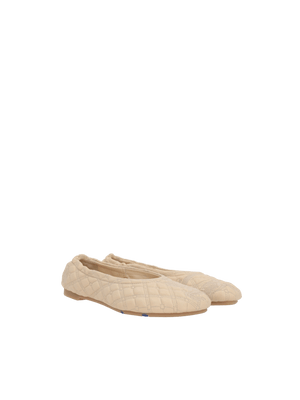 Sadler Quilted Nappa Ballerinas-BURBERRY-JOHN JULIA