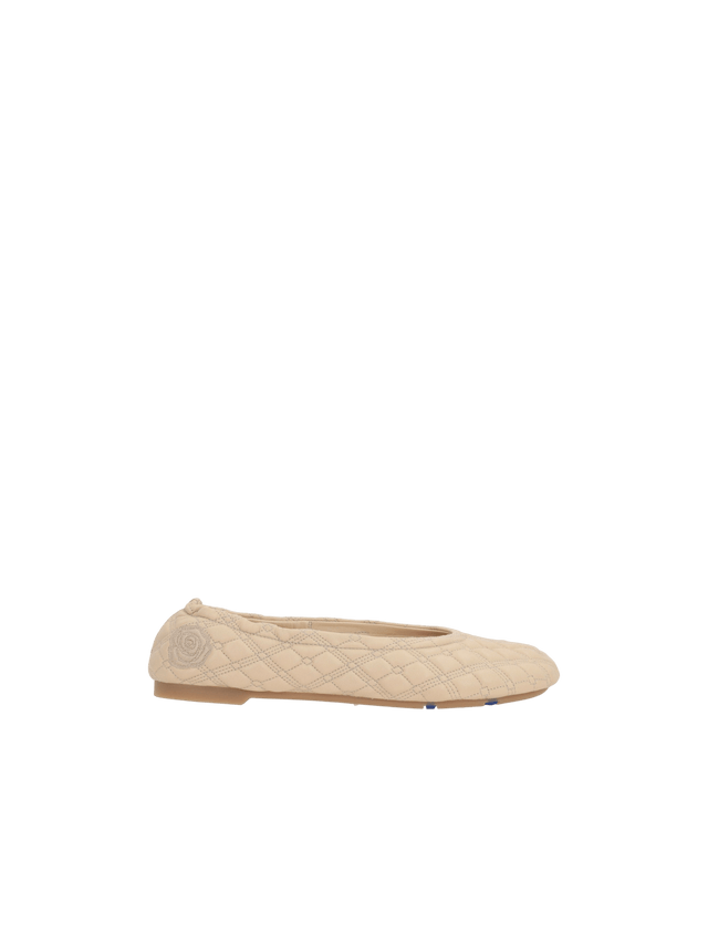 Sadler Quilted Nappa Ballerinas-BURBERRY-JOHN JULIA