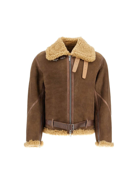 Shearling Aviator Jacket For