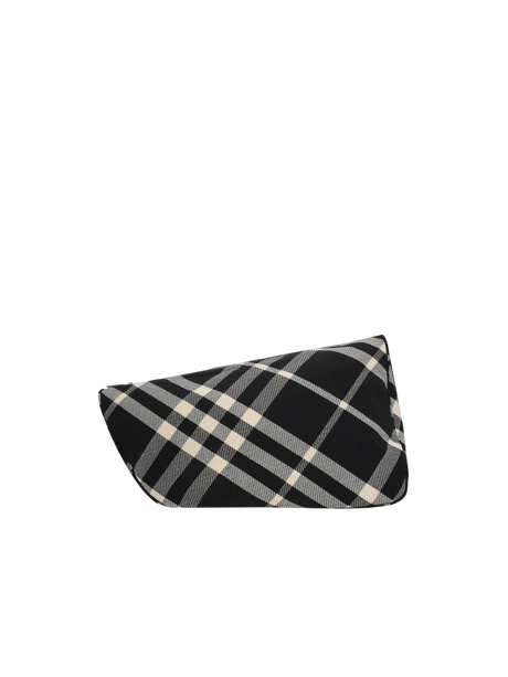 Shield Check Jacquard Messenger Bag-BURBERRY-JOHN JULIA