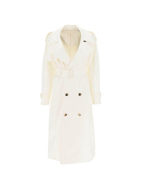 Silk Trench Coat.