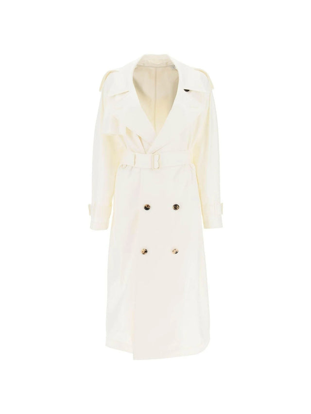 Silk Trench Coat.