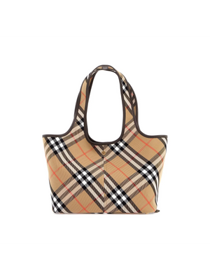 BURBERRY-Small Check Tote Bag -JOHN JULIA.