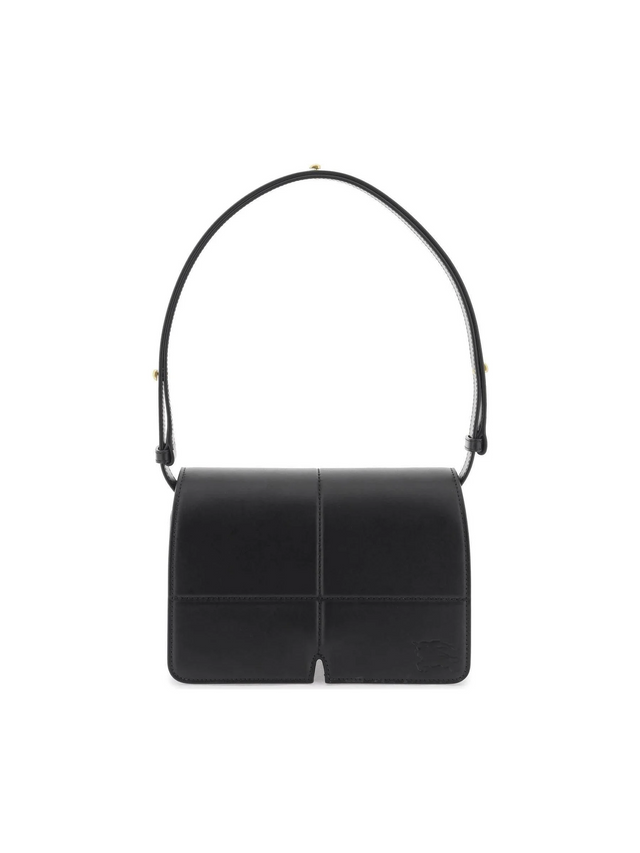 Black Snip Leather Shoulder Bag BURBERRY JOHN JULIA.