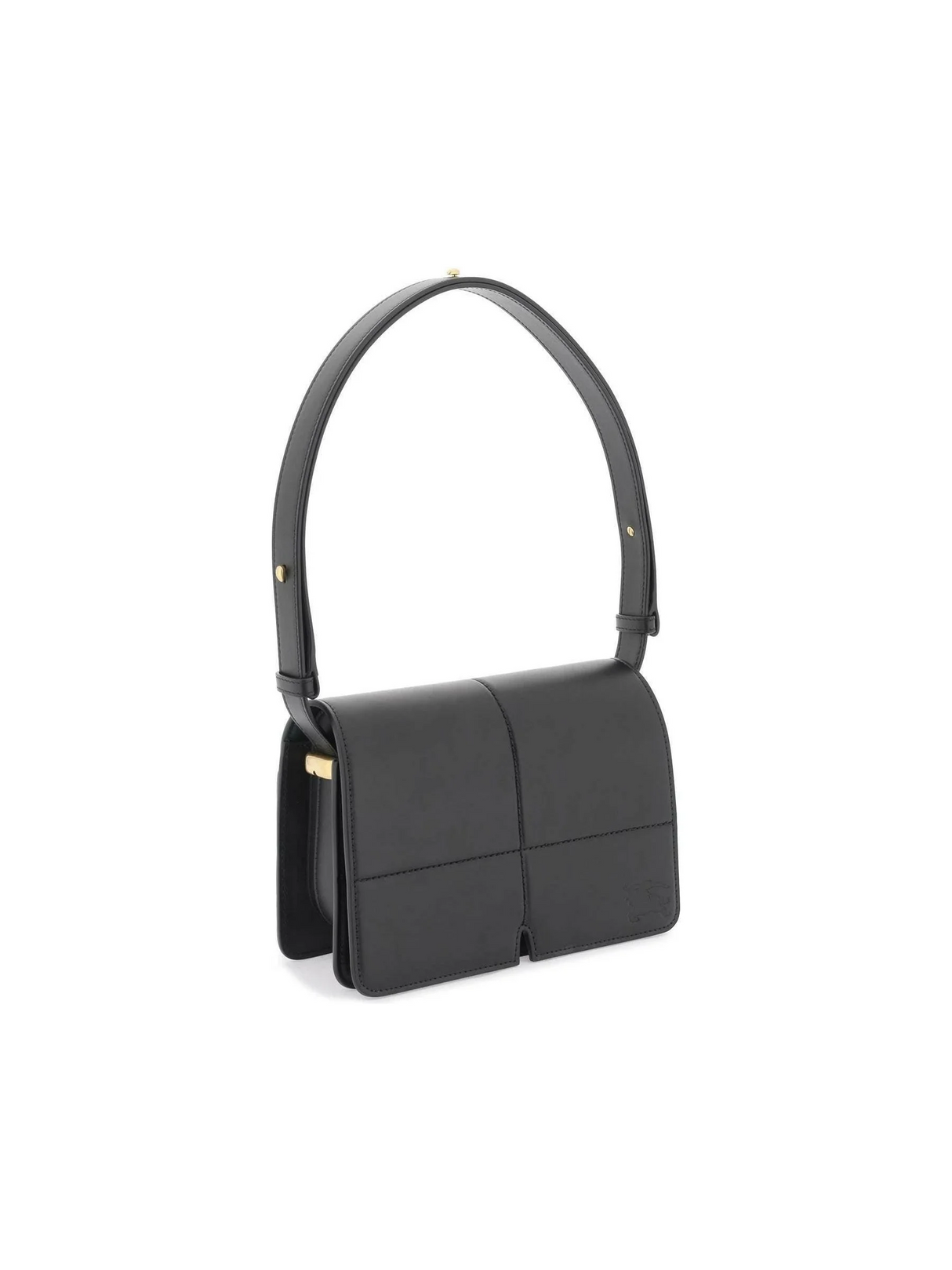 Black Snip Leather Shoulder Bag BURBERRY JOHN JULIA.