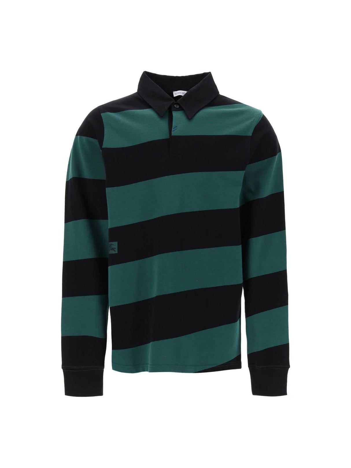 Striped Long Sleeve Polo Shirt