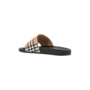 Tartan Rubber Slides.