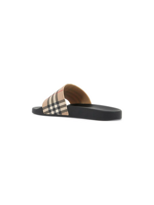 Tartan Rubber Slides.