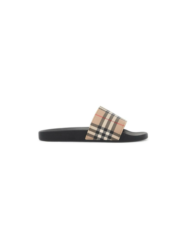 Tartan Rubber Slides.