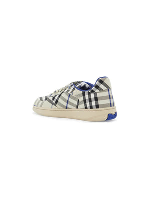 BURBERRY-Terrace Check Sneakers-JOHN JULIA