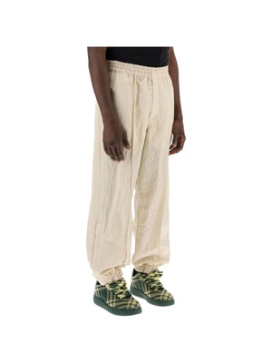 Textured Nylon Joggers