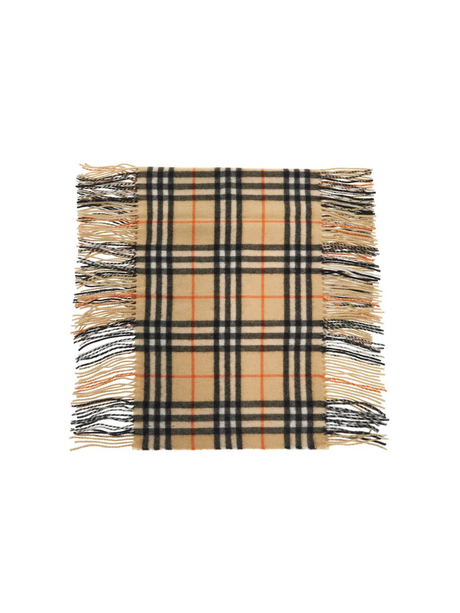 Check Pattern Cashmere Scarf-Burberry-JOHN JULIA