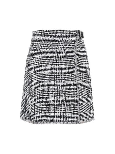 Warped Houndstooth Nylon Kilt BURBERRY JOHN JULIA.