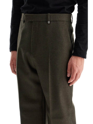 Wool Twill Trousers In Eight