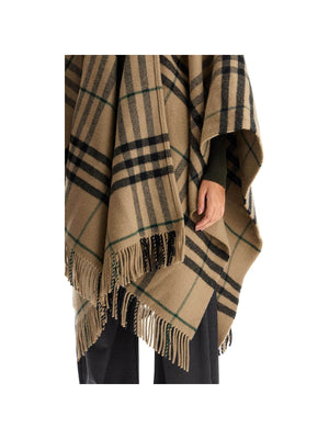 BURBERRY-Wool and Cashmere Cape-JOHN JULIA