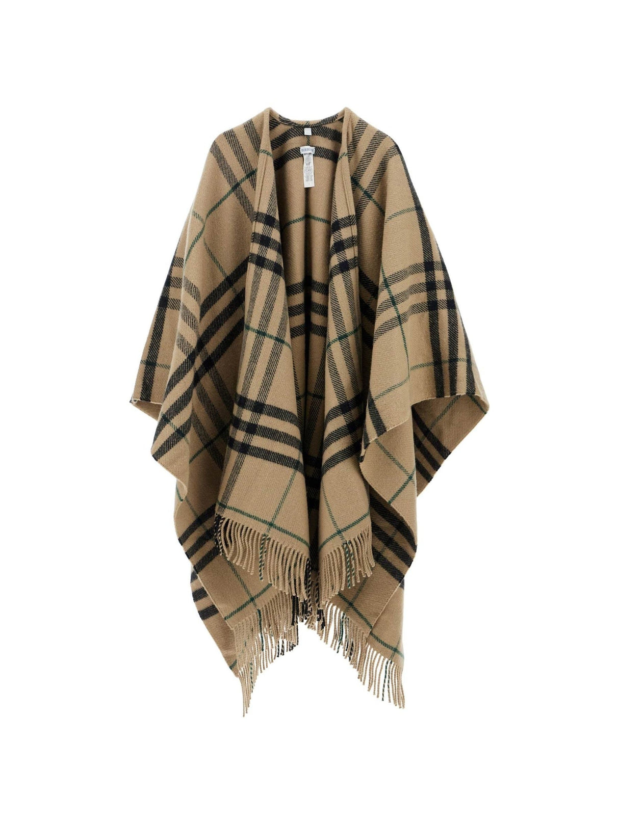 BURBERRY-Wool and Cashmere Cape-JOHN JULIA