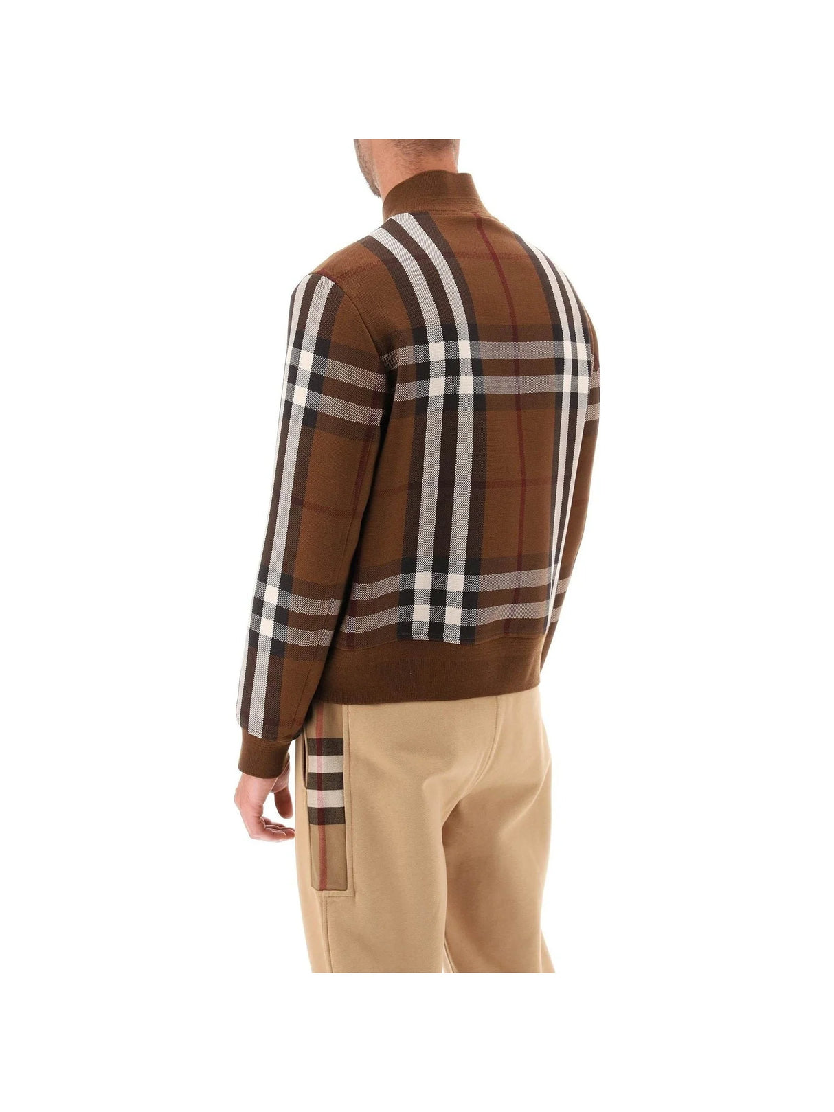 Bomber Jacket With Burberry Check Motif