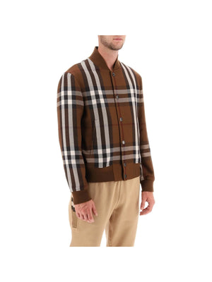 Bomber Jacket With Burberry Check Motif