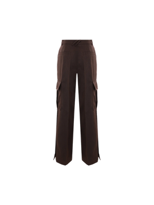 Wool Cargo Trousers-BURBERRY-JOHN JULIA