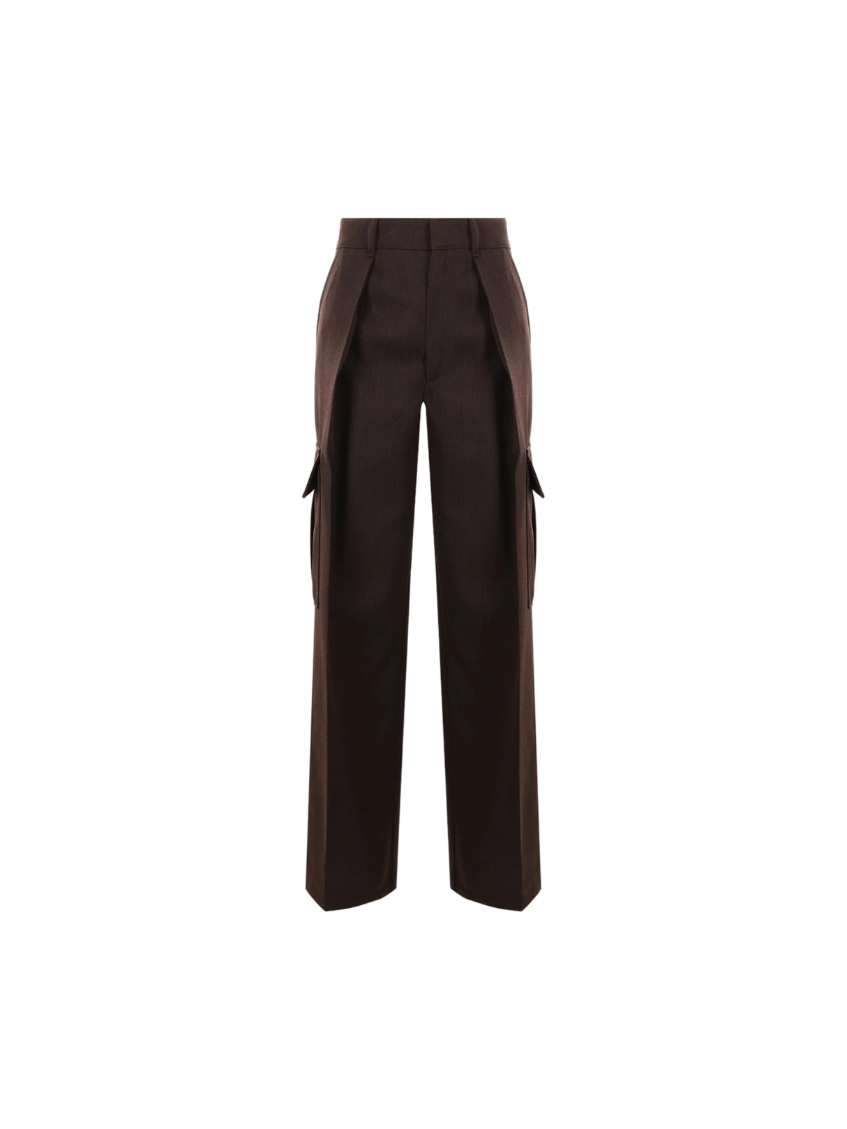 Wool Cargo Trousers-BURBERRY-JOHN JULIA