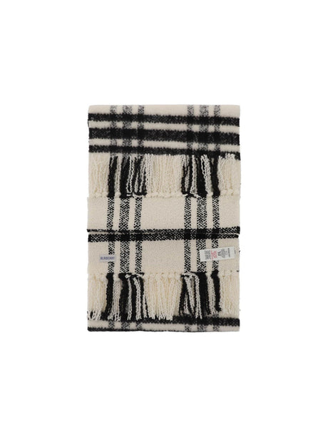 Wool Check Scarf - OS - Unisex > Unisex accessories > Scarves hats and gloves