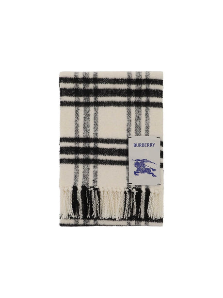 Wool Check Scarf - OS - Unisex > Unisex accessories > Scarves hats and gloves