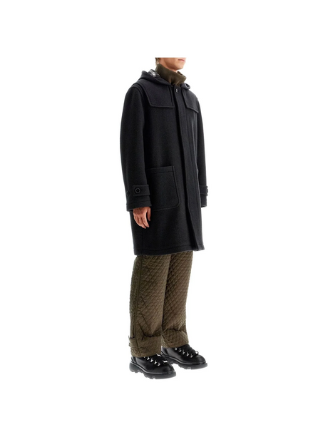 BURBERRY-Wool Duffle Coat -JOHN JULIA.