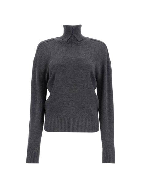 BURBERRY-Wool High Neck Sweater -JOHN JULIA.