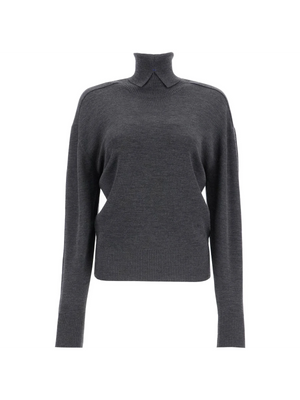 BURBERRY-Wool High Neck Sweater -JOHN JULIA.