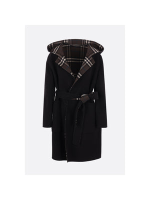 Wool Reversible Coat-BURBERRY-JOHN JULIA