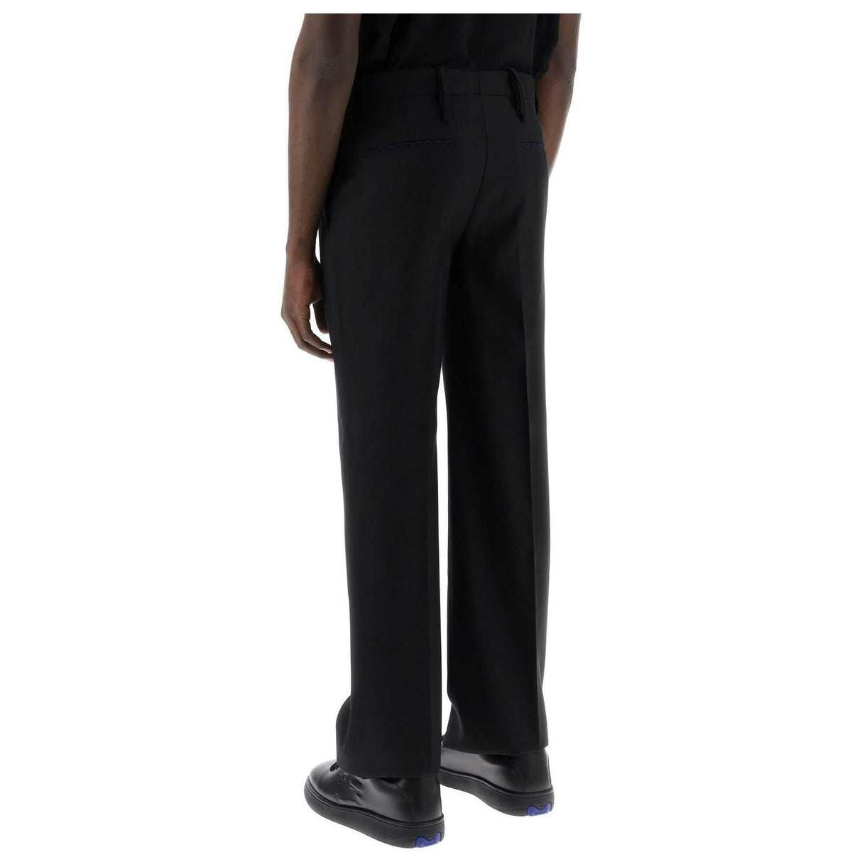 Virgin Wool Trousers BURBERRY JOHN JULIA.