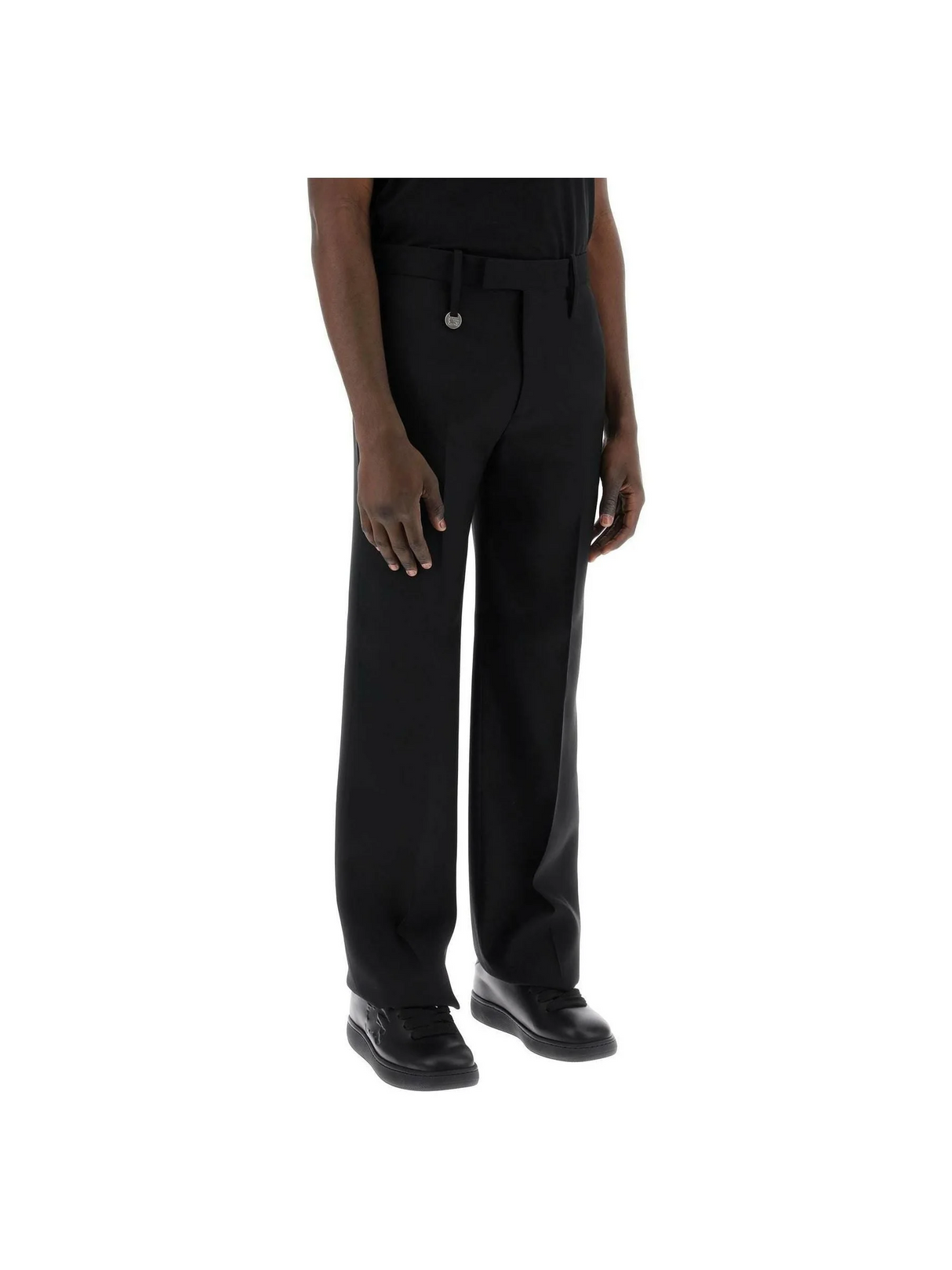 Virgin Wool Trousers BURBERRY JOHN JULIA.