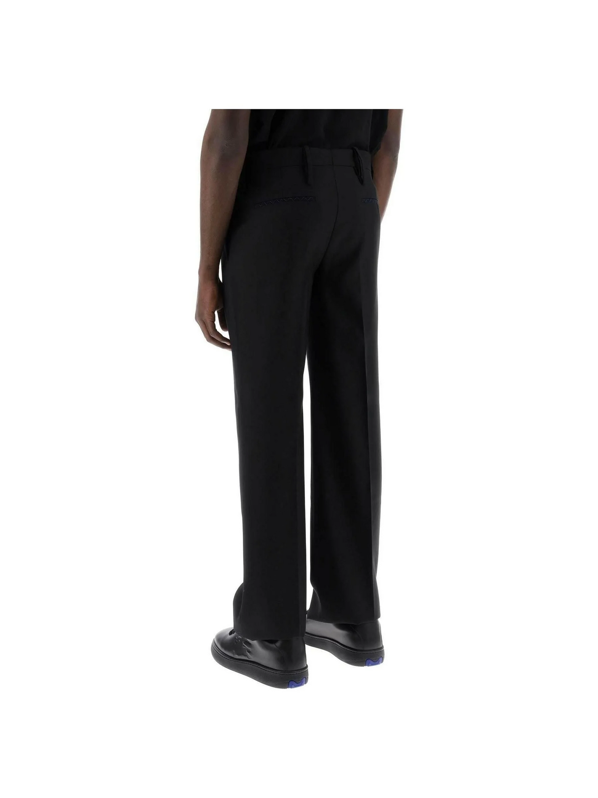 Virgin Wool Trousers BURBERRY JOHN JULIA.