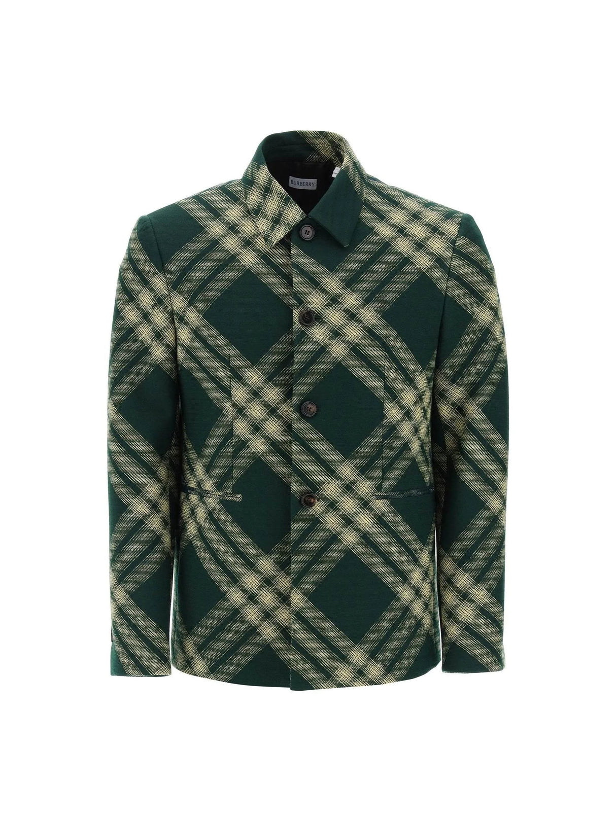 Single-breasted Check Jacket