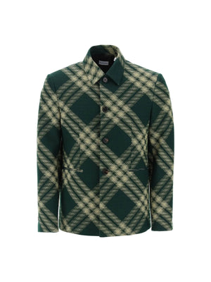 Single-breasted Check Jacket