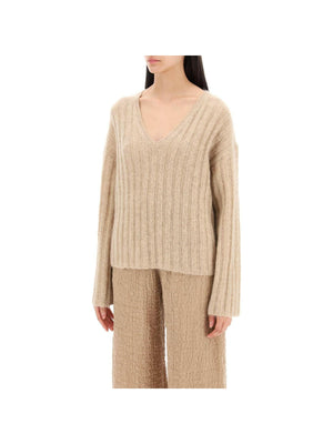 BY MALENE BIRGER-Cimone Sweater in Flat Ribbed Knit-JOHN JULIA