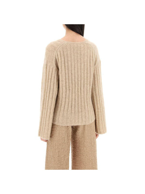 BY MALENE BIRGER-Cimone Sweater in Flat Ribbed Knit-JOHN JULIA