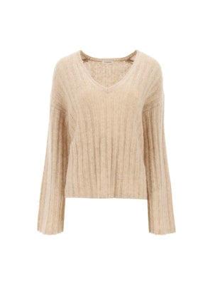 BY MALENE BIRGER-Cimone Sweater in Flat Ribbed Knit-JOHN JULIA