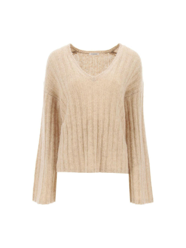 BY MALENE BIRGER-Cimone Sweater in Flat Ribbed Knit-JOHN JULIA